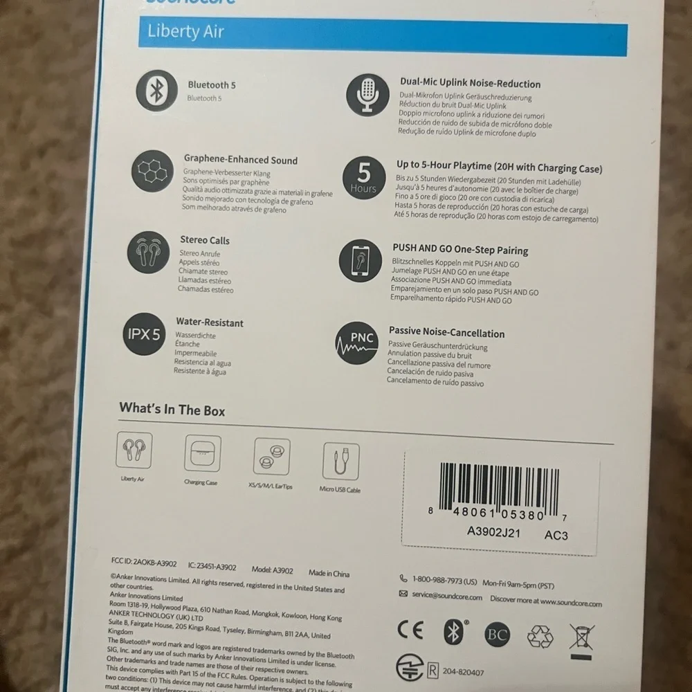 Anker Soundcore Liberty Air Earphones - White - Picture 2 of 2